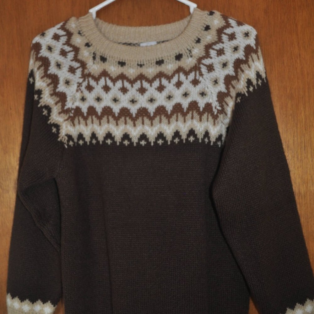 Alpaca Yarn Sweater Size M